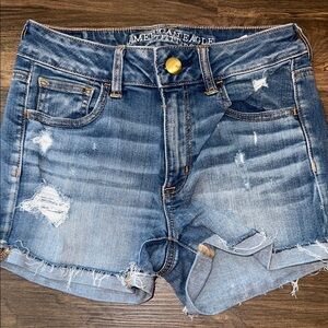 American Eagle Outfitters Women's Blue Denim Shorts